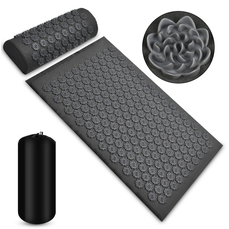 Arogya™ Acupressure Mat & Neck Pillow Set – Back & Neck Relaxation