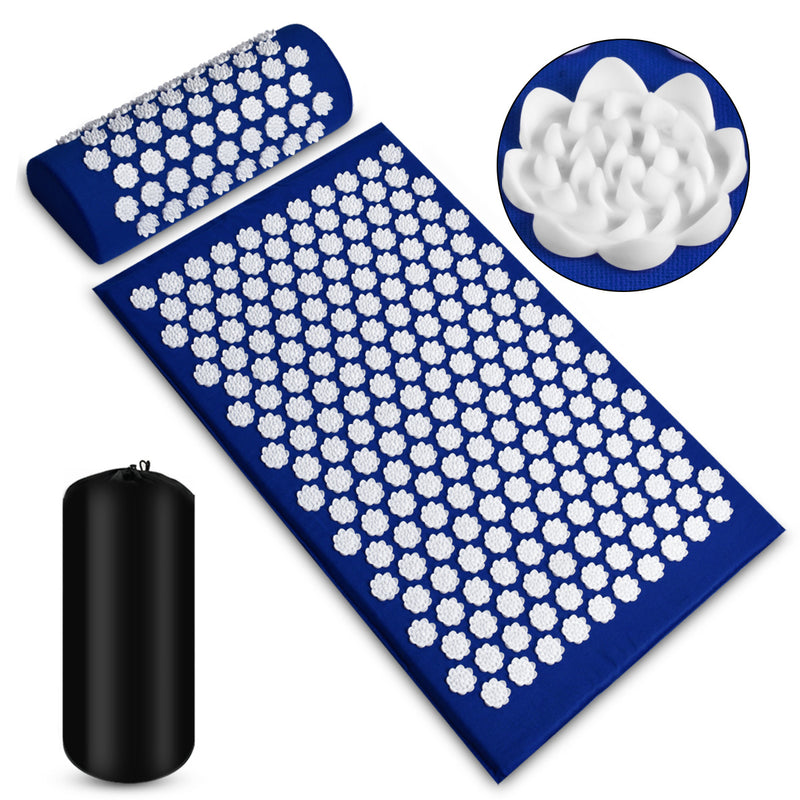 Arogya™ Acupressure Mat & Neck Pillow Set – Back & Neck Relaxation