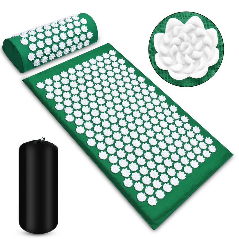 Arogya™ Acupressure Mat & Neck Pillow Set – Back & Neck Relaxation